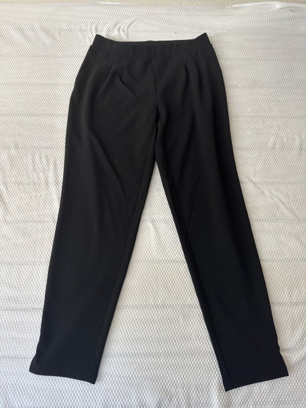 Michael Michael Kors Black Pull On Dress Slacks NWT Womens Size Small Elastic...